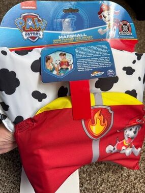 Nickelodeon Paw Patrol Marshall Life Jacket Bib - Red, Yellow, White, Black